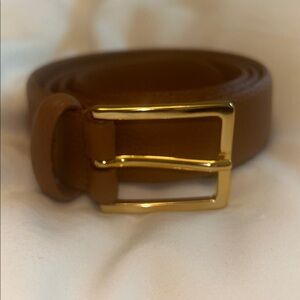 Anderson’s Textured Leather Tan Belt